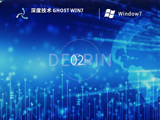深度技术Windows7企业精简版系统800m下载
