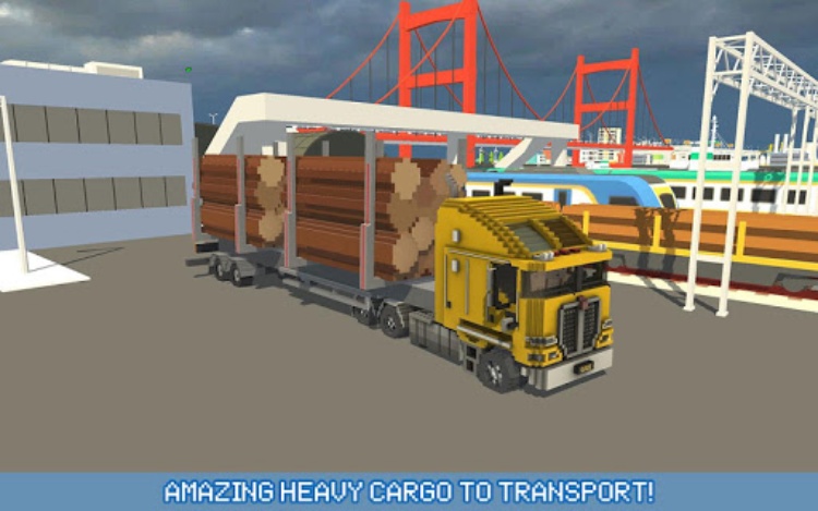 像素卡车城市运输游戏免费下载