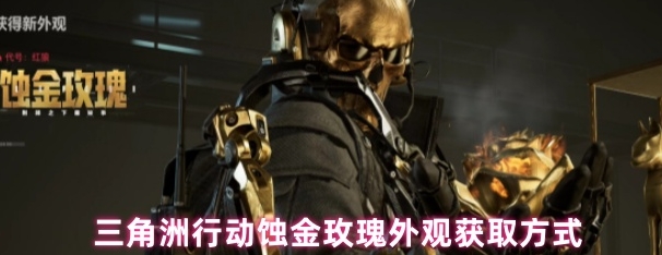 三角洲行动蚀金玫瑰外观获取方式 三角洲行动蚀金玫瑰外观怎么获取