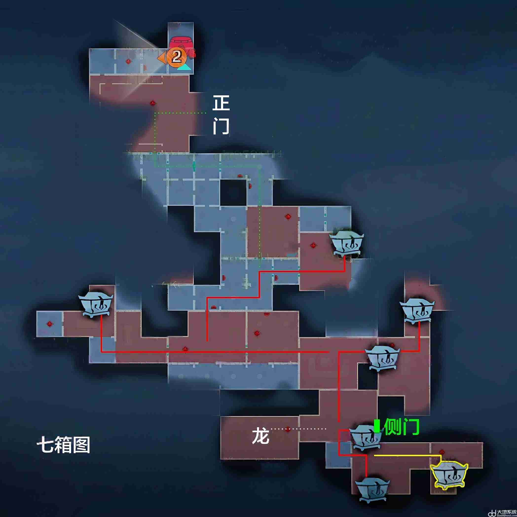 超自然行动组精绝古城极限┛型全地图小抄