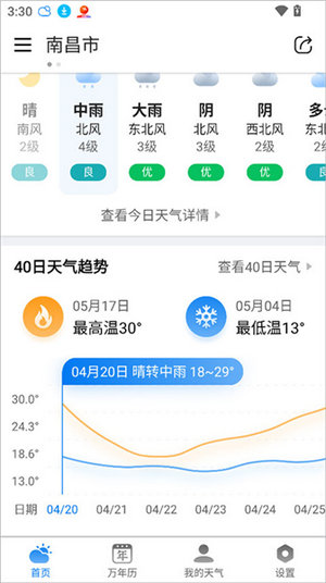 准雨天气预报