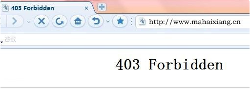电脑打开网页出现403 forbidden怎么解决