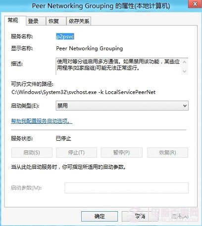Perr Networking Grouping的属性
